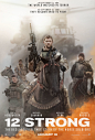 Mega Sized Movie Poster Image for 12 Strong 