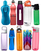 10 Cool Water Bottles (all priced at under $20) #gym #gear #strong #workout #fitness #clothing #style #motivation #healthy #sweat