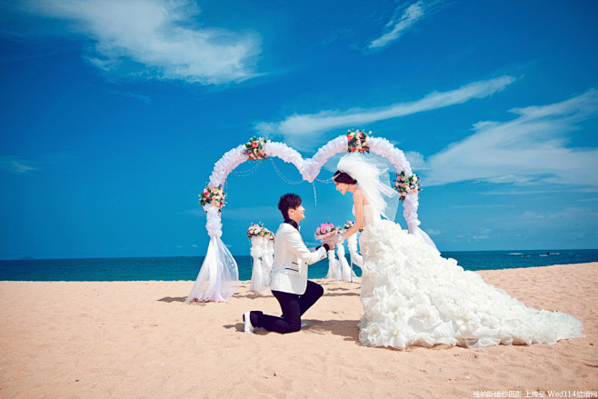 深圳玫瑰海岸个性婚纱照照片-深圳玫瑰海岸...