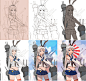 Step by Step - Shimakaze by alchemaniac on deviantART