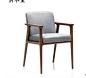 北欧简约餐椅 清木堂 实木餐椅休息椅定制定做设计椅软包实木餐椅-tmall.com天猫