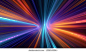 Стоковая фотография: A stunning 3D render of an abstract multicolor spectrum
