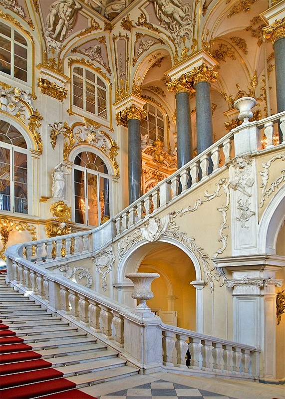 冬宫，俄罗斯圣彼得堡。