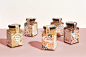 蜂蜜瓶贴包装设计手绘包装，清新简约。#logo设计集# ​​​​