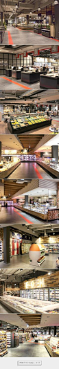 Grocery store, Berlin | Kinzel Architecture / Edeka Reichelt - created via <a href="http://pinthemall.net" rel="nofollow" target="_blank">pinthemall.net</a>