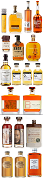Whiskey (various) — various designers.
