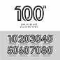 100 th anniversary celebration vector te... | Premium Vector #Freepik #vector #background #logo #banner #wedding