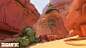 Gigantic's rugged Canyon battleground is full of hiding places for the clever.