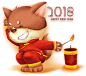 2018 狗年 png