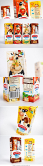 谁也不会喜欢这个可爱##牛奶包装，即使在不同的语言帕金森 - 通过创建http://thebestpackaging.ru/2013/07/tri-korovyi-dva-kota-molochnyie-kokteyli-v-dizayne-ot-brandiziac.html