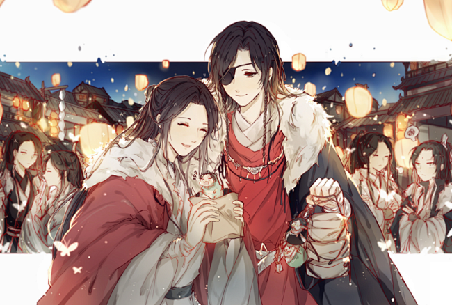 天官赐福 同人图 插画 壁纸 | 新年明...