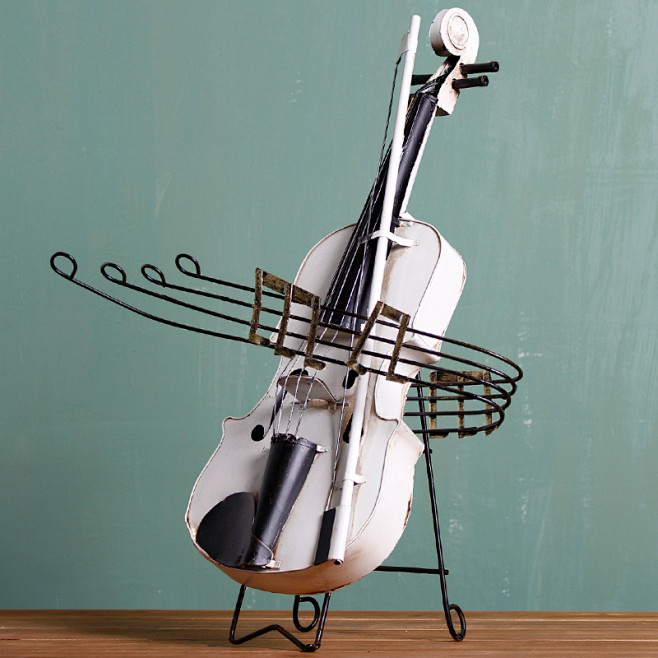 小提琴模型摆件道具 橱窗样板房服装店家居...