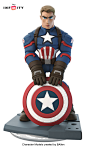 NEW Captain America for Disney Infinity Marvel Battlegrounds by BAllen, B Allen : This model was made from "primitive cubes/ polyspheres" and NOT frankensteined from the earlier Captain America that I did for Disney Infinity Marvel. They are com
