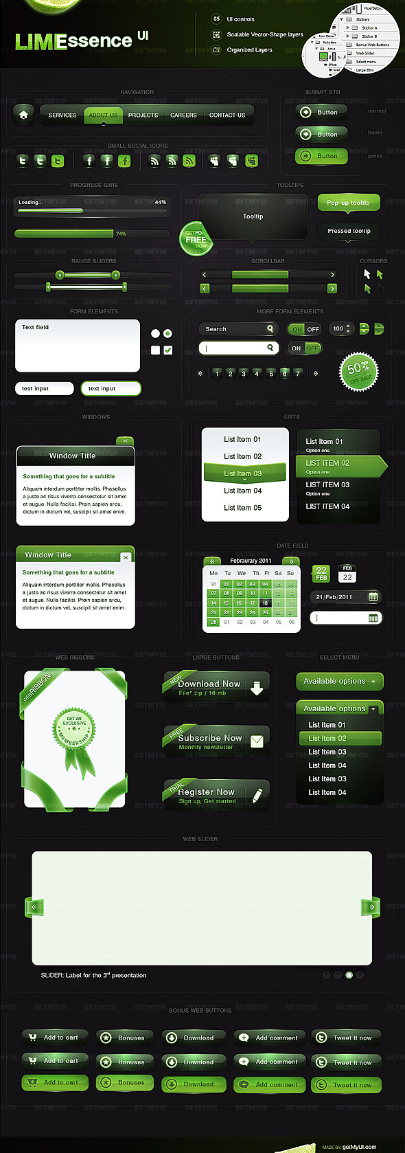 Lime Essence UI by ~...