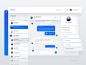 客户消息Web应用登陆页面ux ui创意样机酷设计预览工作室聊天app app团队对话消息聊天聊天app消息应用仪表板设计仪表板web设计web应用程序web app