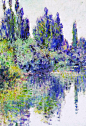  克劳德莫奈早在塞纳，特伊附近，1878
Claude Monet - Morning on the Seine, near Vetheuil, 1878