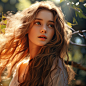 design007_Long-haired_girl_in_the_sunny_forest_Extreme_Close_Up_77e0bbd6-295b-481b-ae15-b1cd6b99784f