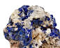 Linarite on Cerussite from Arizona
by The Arkenstone