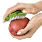 加拿大Cuisipro厨彩正品 断面弯曲蔬菜水果洗菜刷子 创意厨房用品 原创 设计 新款 2013 代购