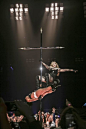 Pole dancing on a crucifix is par for the course at a Madonna show
