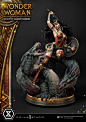 Prime 1 Studio - Wonder Woman VS Hydra, Wandah Kurniawan : Hi everyone, here's another Prime 1 statue that I worked on. This time Wonder Woman VS Hydra, concept design by Jason Fabok. Our approach for this Wonder Woman is bit masculine than the usual Wond