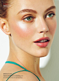 Frida Gustavsson Wows in Elle Canada Beauty Shoot by Max Abadian