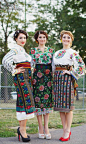 Chicago Ukrainian festival 2013, beautiful embroidery of Northen Bukovyna , W Ukraine, from Iryna