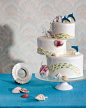 主题婚礼蛋糕图片分享 让你的婚礼更浪漫绚丽