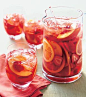 Strawberry and Peach Sangria Recipe | Epicurious.com