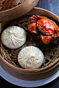 Crab roe Dumplings in Soup / 蟹黄汤包 by Ting Li on 500px