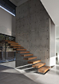 Kfar shmaryahu House by Pitsou Kedem Architects // concrete, glass, wood