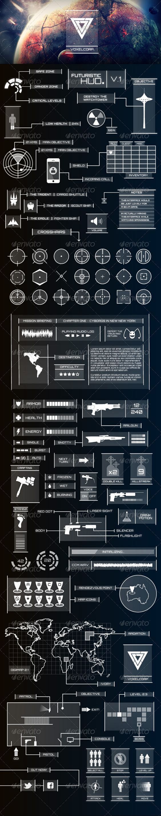 Futuristic HUD - Inf...