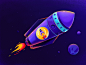 Purple duck club rocket