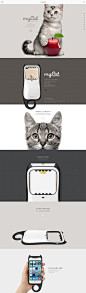 酷站截图-9000011-韩国myCat！iPad平板电脑和iPhone智能手机配件品牌酷站。高清大图