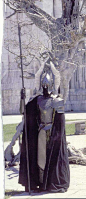 Cloak under pauldrons... interesting - White Tree of Gondor. A symbolism of Telperion of Valinor.