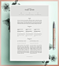 Creative Resume Template Editable in MS Word and Pages. : Every Resume we design is remarkable. We believe that our work will significantly increase your chances to get a job you want.  How it works? Its