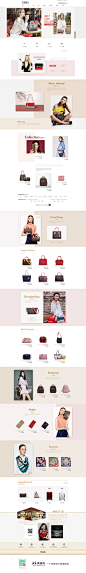 FION菲安妮 时尚女包 包包 天猫首页活动专题页面设计 来源自黄蜂网http://woofeng.cn/