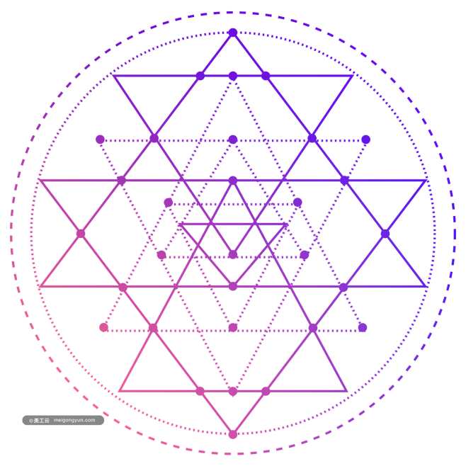 终极神圣抽象几何矢量图形设计元素_PNG...