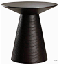 Anika Side Table, Ebony Oak contemporary-side-tables-and-accent-tables