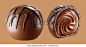 Delicious chocolate filled truffle. isolated background. Praline chocolate 3d illustration