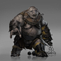 Stone Troll, Josh Corpuz : Character done for a re-imagined Tolkien Bestiary personal project.