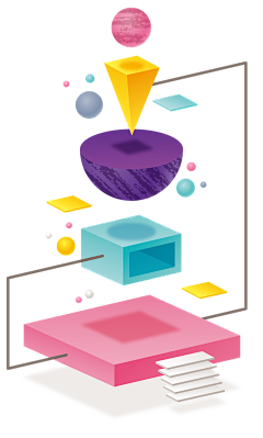 子鱼设计馆采集到H- isometric 等距图2.5D扁平插画