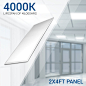 Hyperikon LED Troffer 2x4 Ft Panel Edge-Lit, Dimmable, 50W (200W Equivalency), 4000K Day Light, 6250 Lumens, Drop Ceiling Light, UL & DLC - Pack of 4 - - Amazon.com