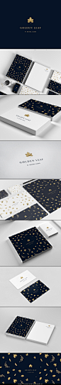 #branding Golden Leaf by Daniel Lasso on behance : 设计圈 展示 设计时代网-Powered by thinkdo

