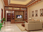 中式客厅设计图、效果图、现代中式客厅设计图、3d中式设计风格