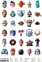 Famous Robots by Daniel Nyari
