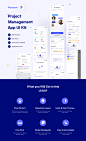 Planwork - Project Management App UI Kit - UI Kits : Planwork is a Project Management App UI Kit consisting of 100+ pixel-perfect screens and easy to use in Figma. 

The kit is easy to fully customize to your liking and it leverages all Figma features, in
