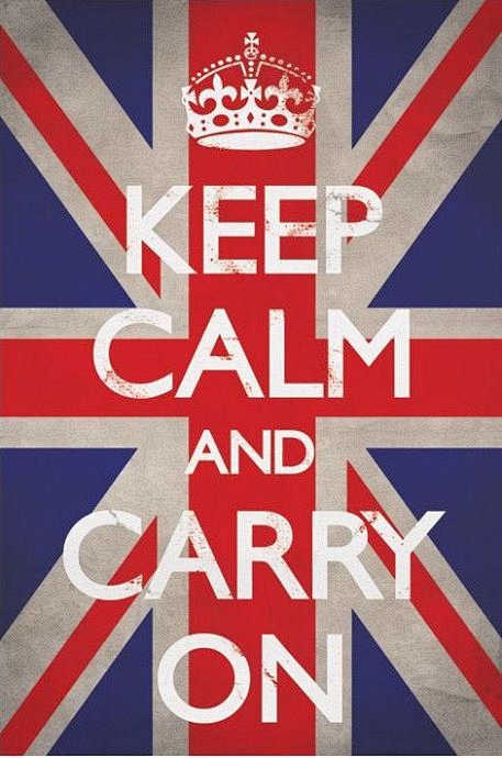 Keep calm and carry ...