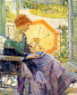 美国画家理查德·埃米尔·米勒油画作品欣赏