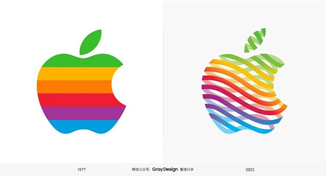 2022年度9个苹果Logo设计回顾